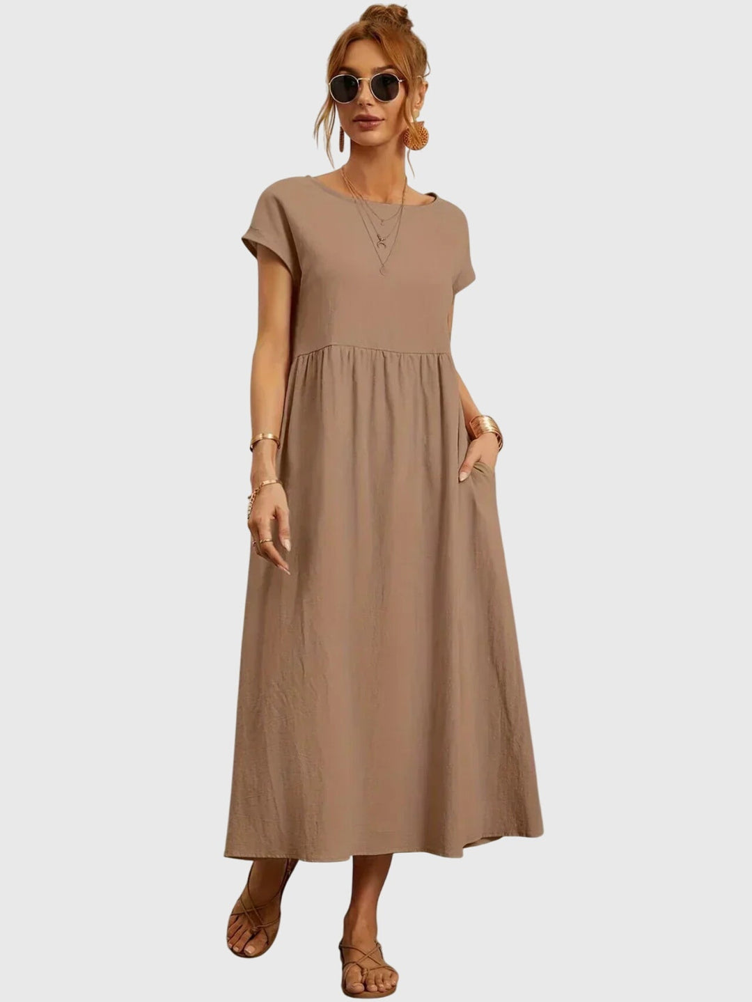 Giselle | Casual Dress with Pockets
