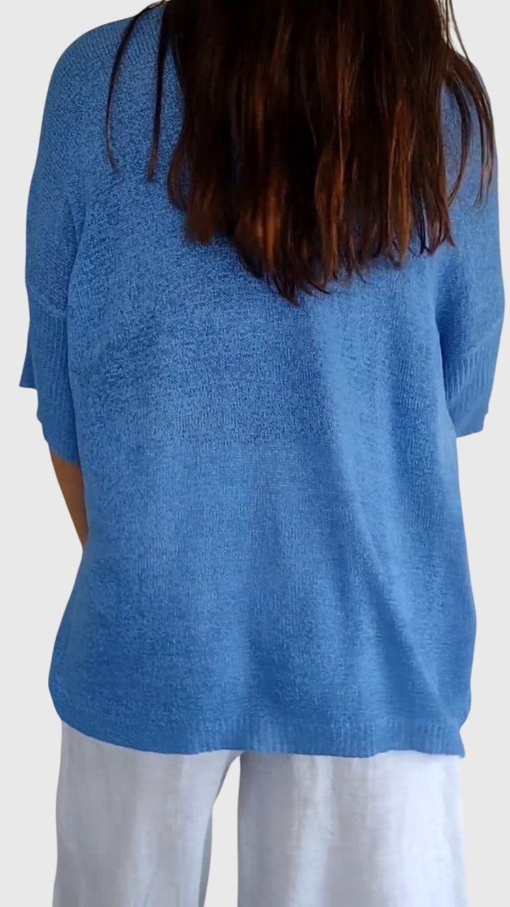 Caroline | Elegant V-Neck Top