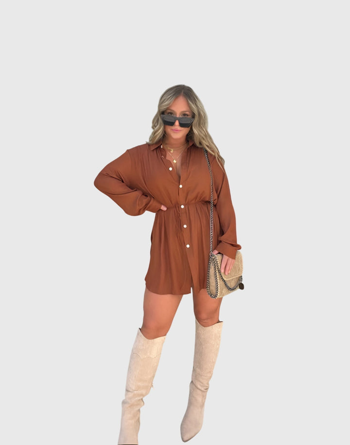 Sylvie | Elegant Pinafore Dress