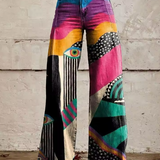 Giedrė™ | Platėjančios boho kelnės