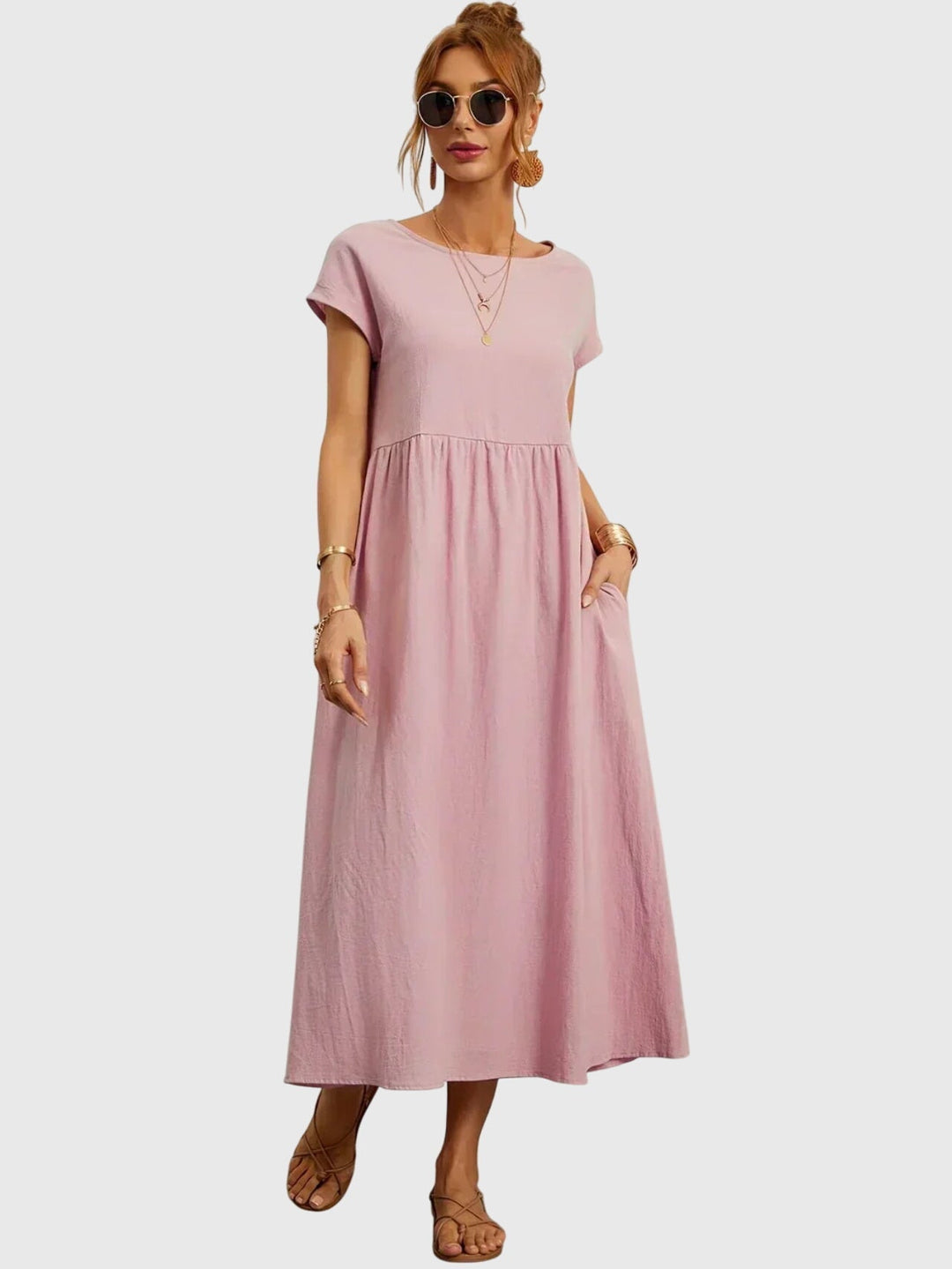 Giselle | Casual Dress with Pockets