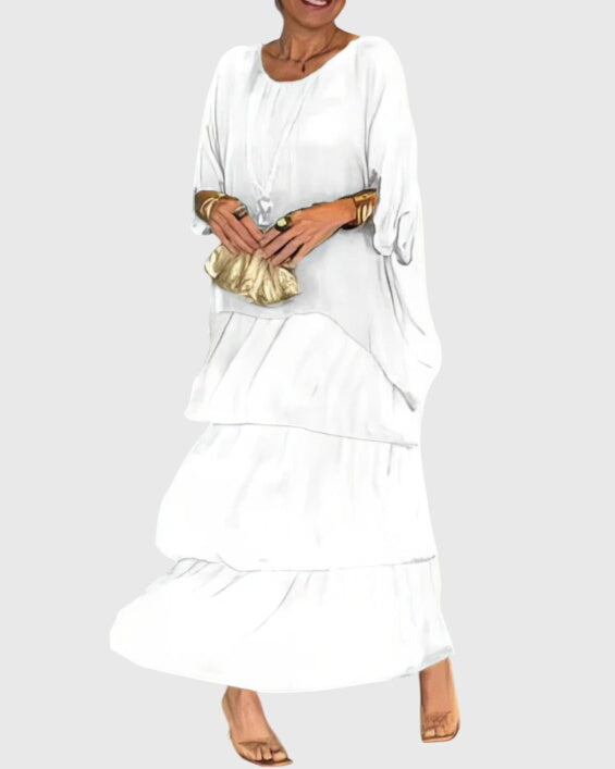 Patricia | Elegant Long and Flowing Dress