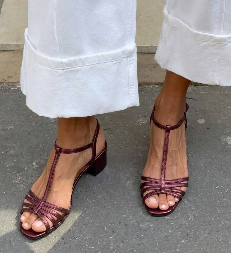 Milda™ | Elegantiški auksiniai sandalai kasdienai