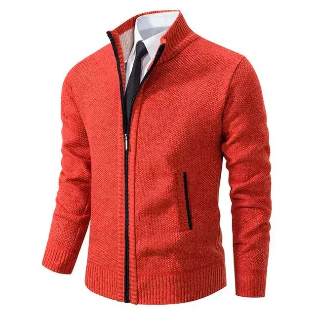 Lucien | Zip-up Knit Jumper