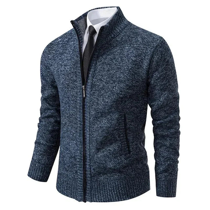 Lucien | Zip-up Knit Jumper