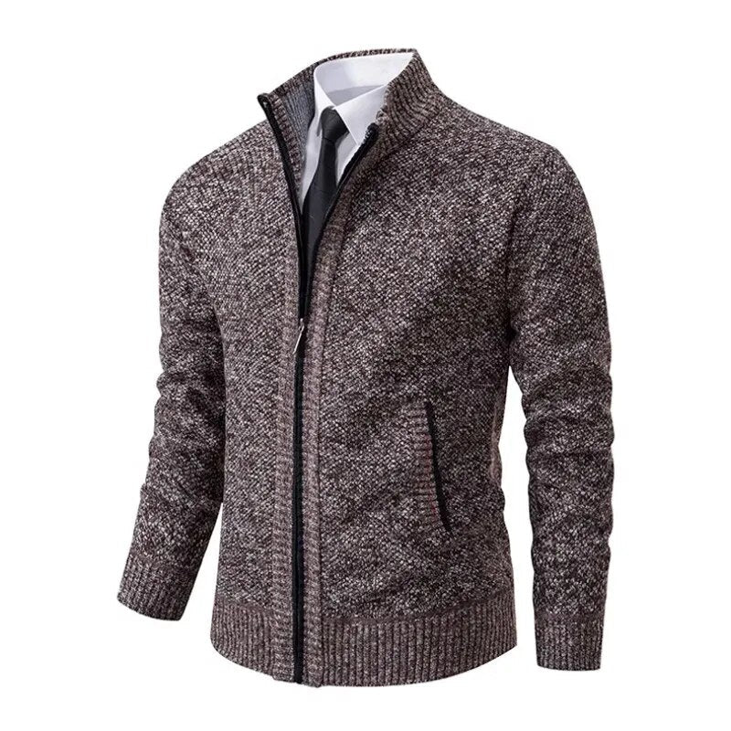 Lucien | Zip-up Knit Jumper
