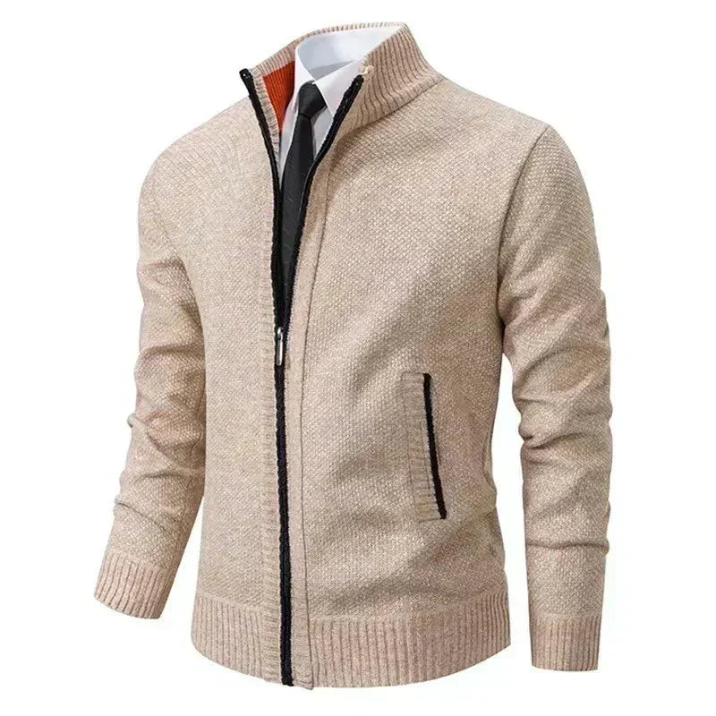 Lucien | Zip-up Knit Jumper