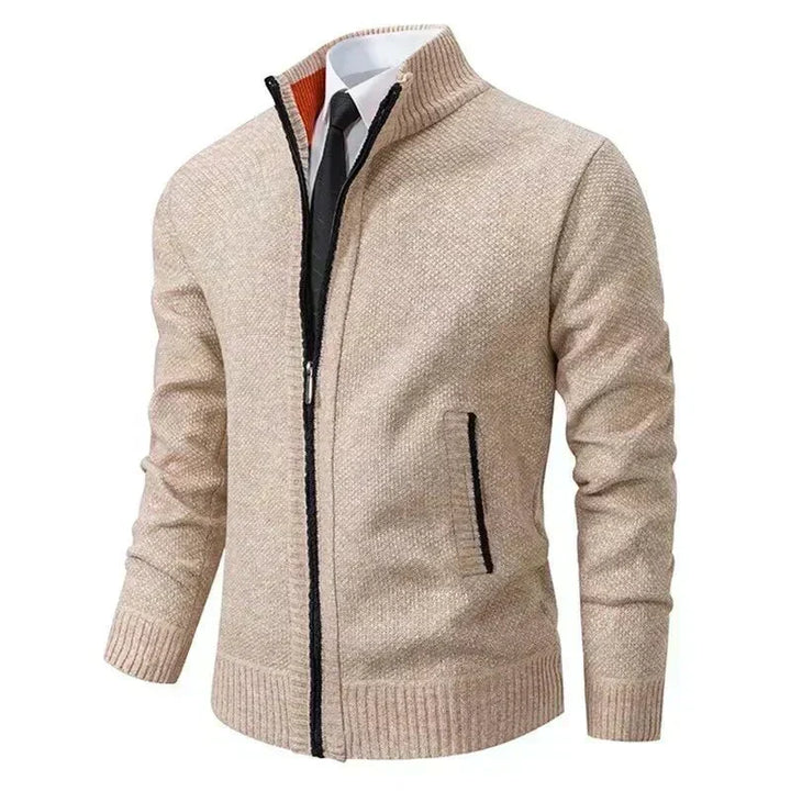 Lucien | Zip-up Knit Jumper
