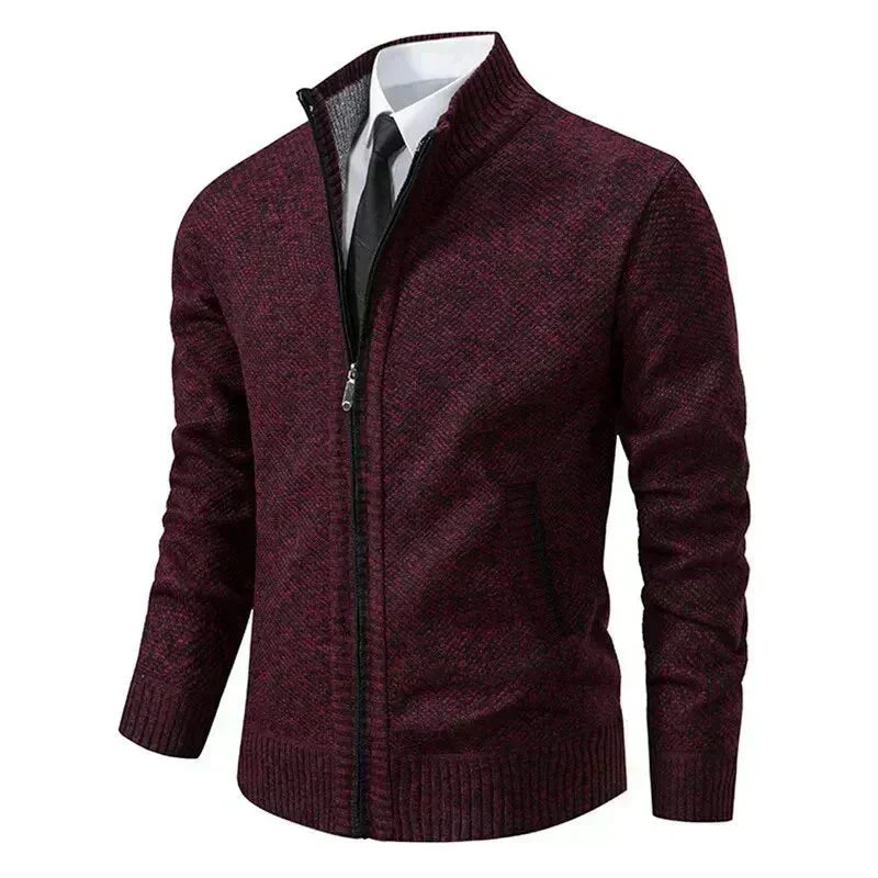 Lucien | Zip-up Knit Jumper