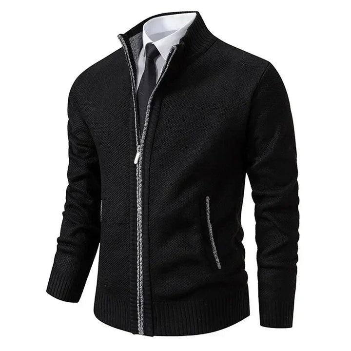 Lucien | Zip-up Knit Jumper