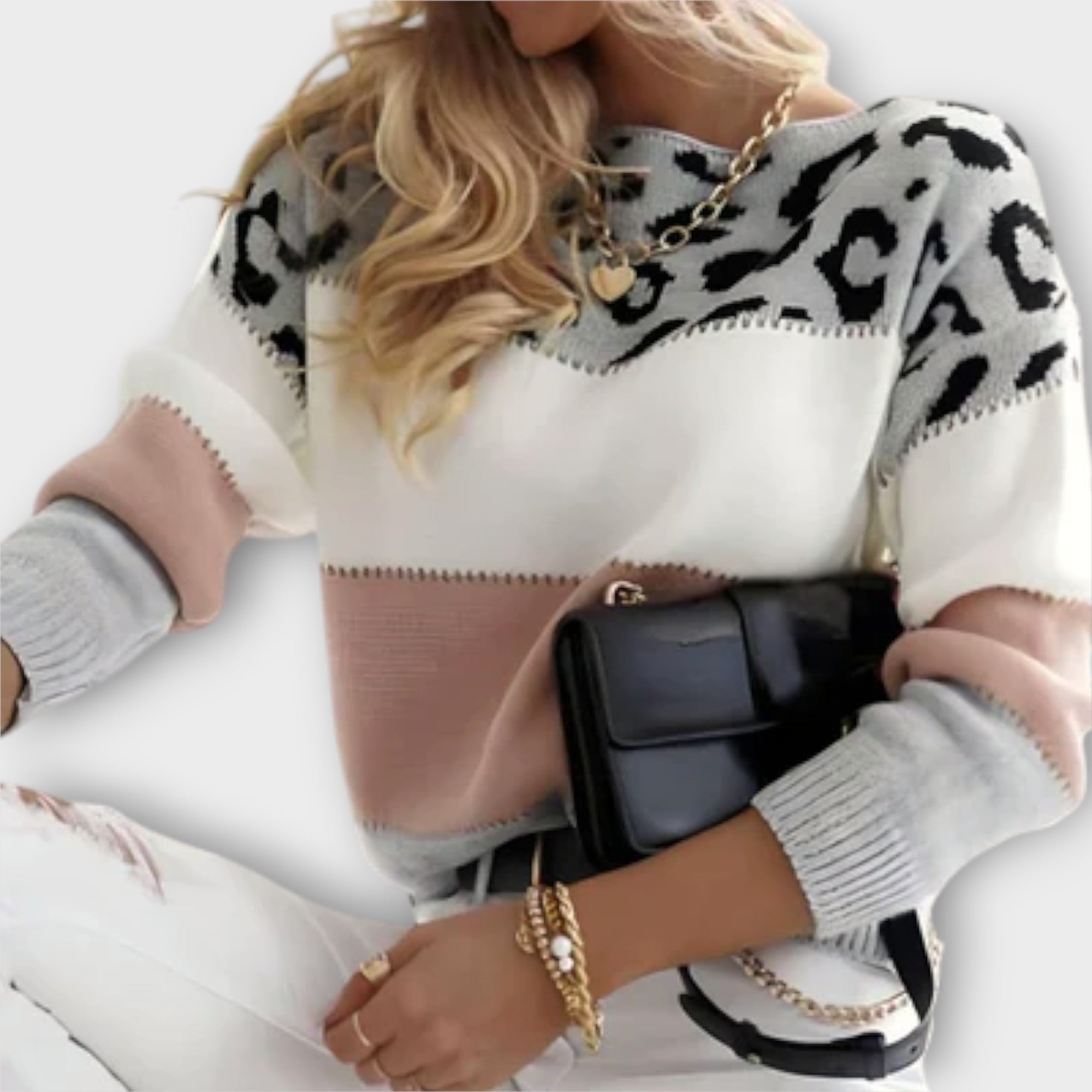 Roisín™ | Leopard Print Jumper