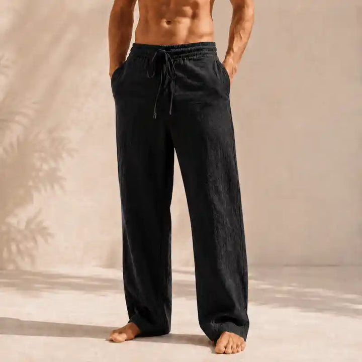 Raphaël | Linen Effect Trousers for Men