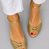 Aurelija™ | Auksinio Pynimo Sandalai