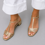 Milda™ | Elegantiški auksiniai sandalai kasdienai