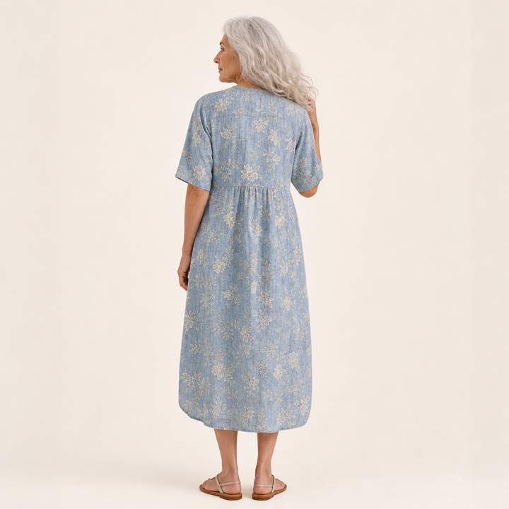 Line - Flattering Printed Summer Dress