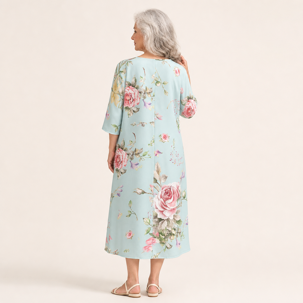 Rosalie - Chic and Comfortable Long Flowing Dress
