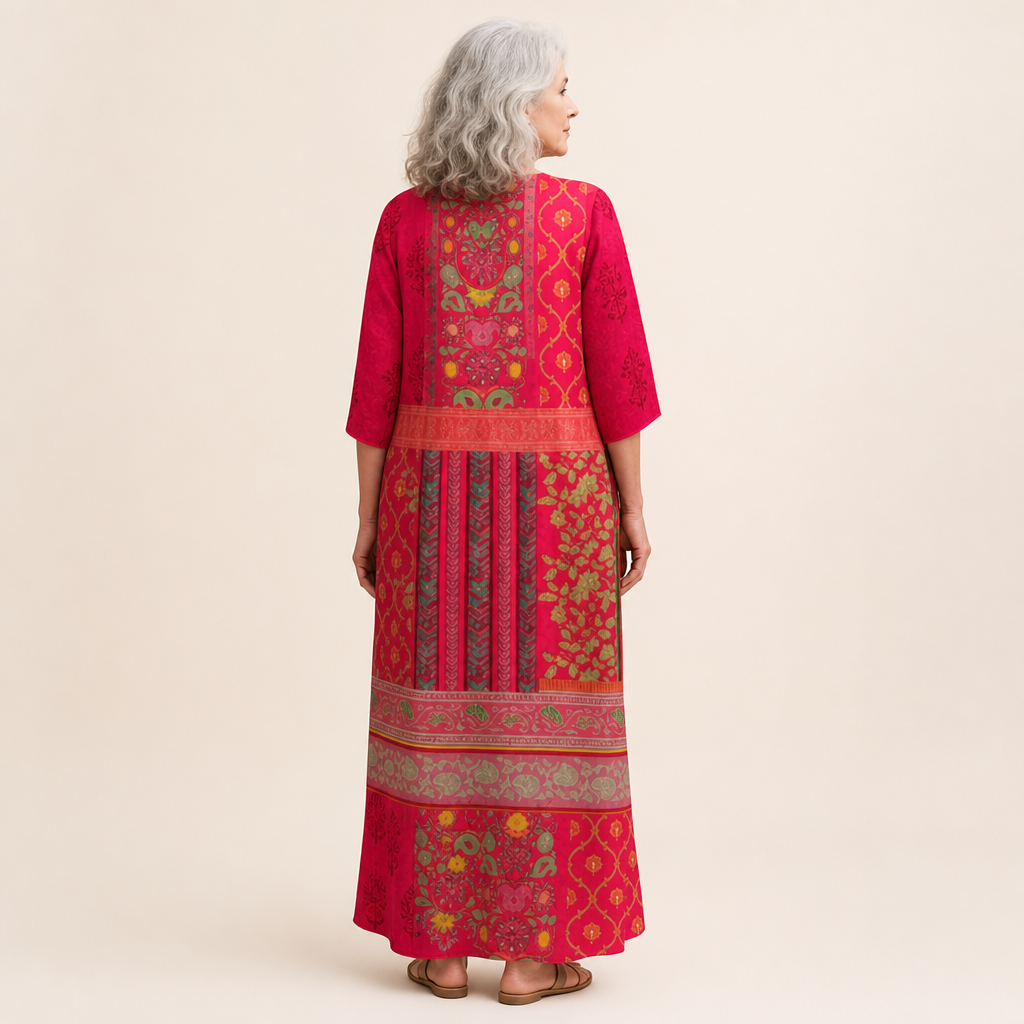 Iris - Long, flowing dress that is chic and comfortable