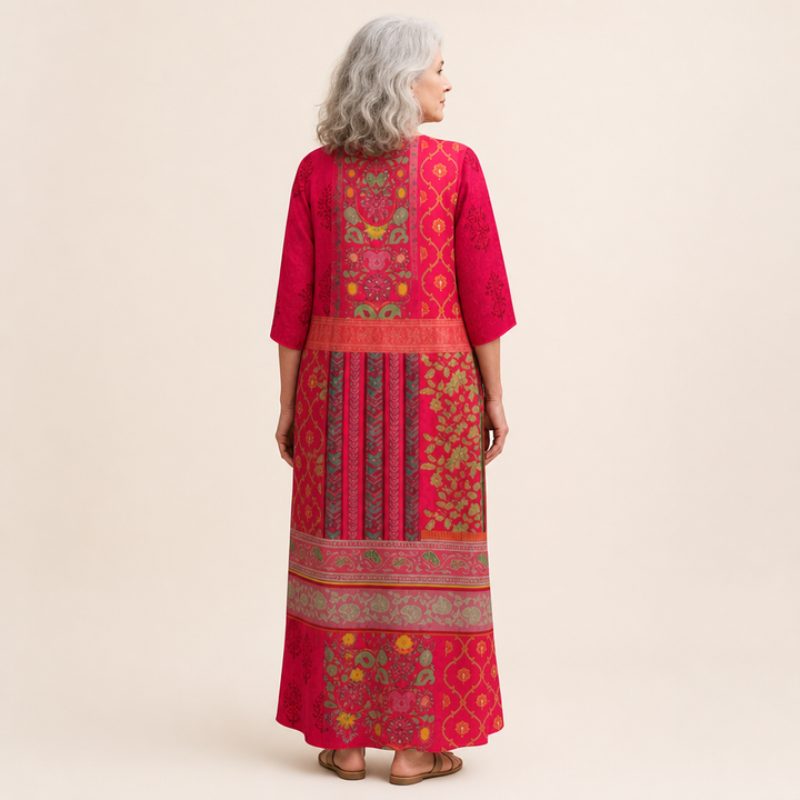 Iris - Long, flowing dress that is chic and comfortable
