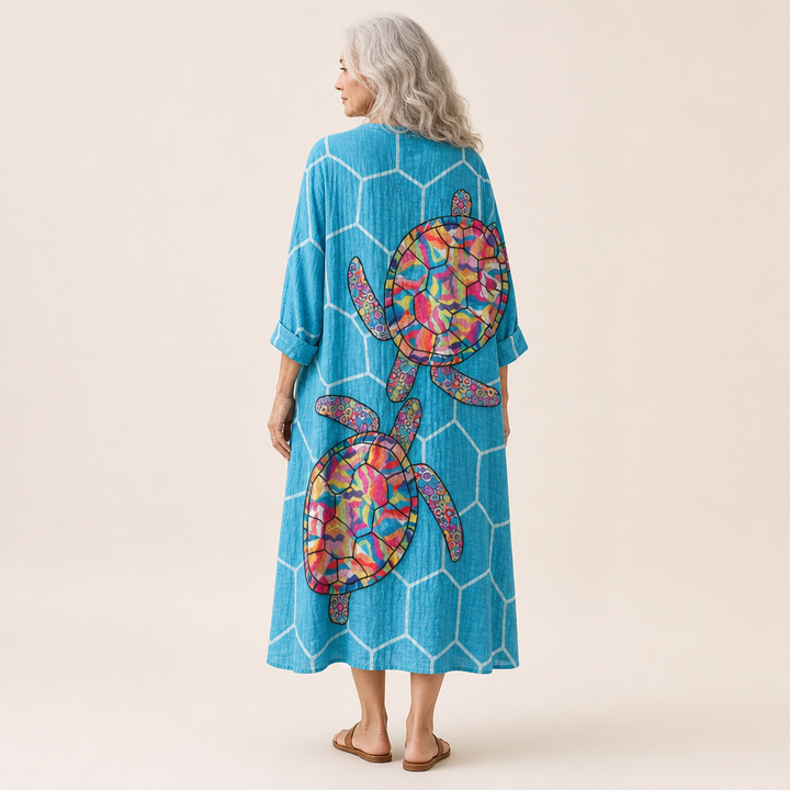 Eloise - Flattering Printed Summer Dress