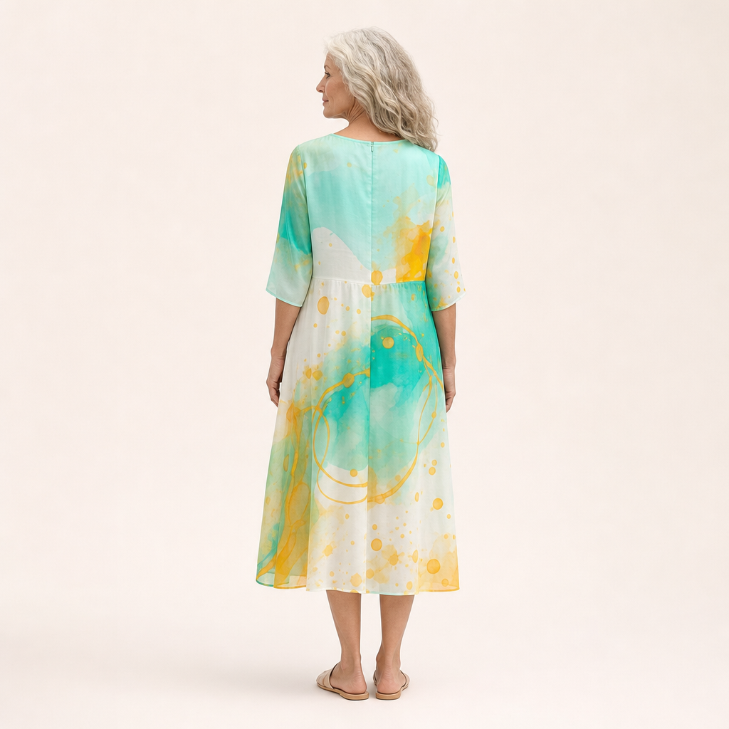 Mireille - Chic and Comfortable Long Flowing Dress