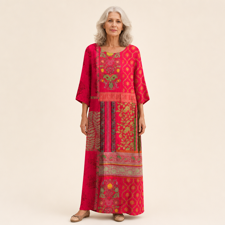 Iris - Chic and Comfortable Long Flowing Dress