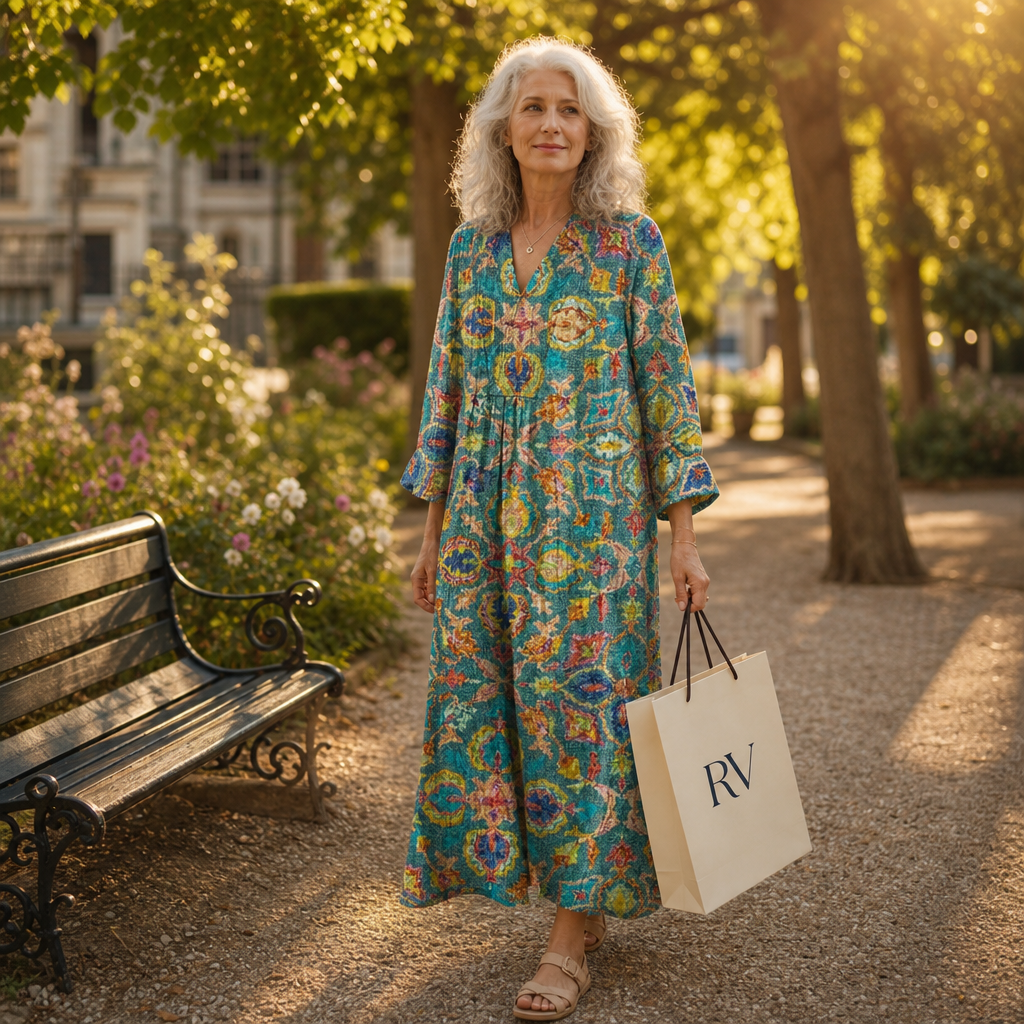 Capucine - Flattering Printed Summer Dress