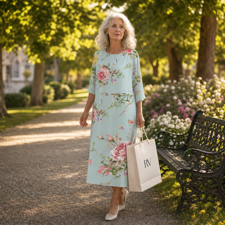 Rosalie - Chic and Comfortable Long Flowing Dress