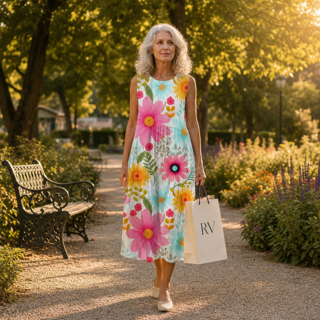 Pia - Fluid and Comfortable Dress