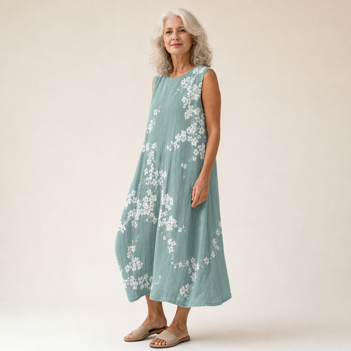 Ursule - Comfortable Sleeveless Summer Dress