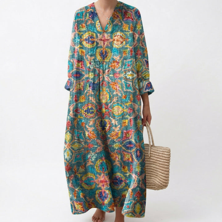 Capucine - Flattering Printed Summer Dress