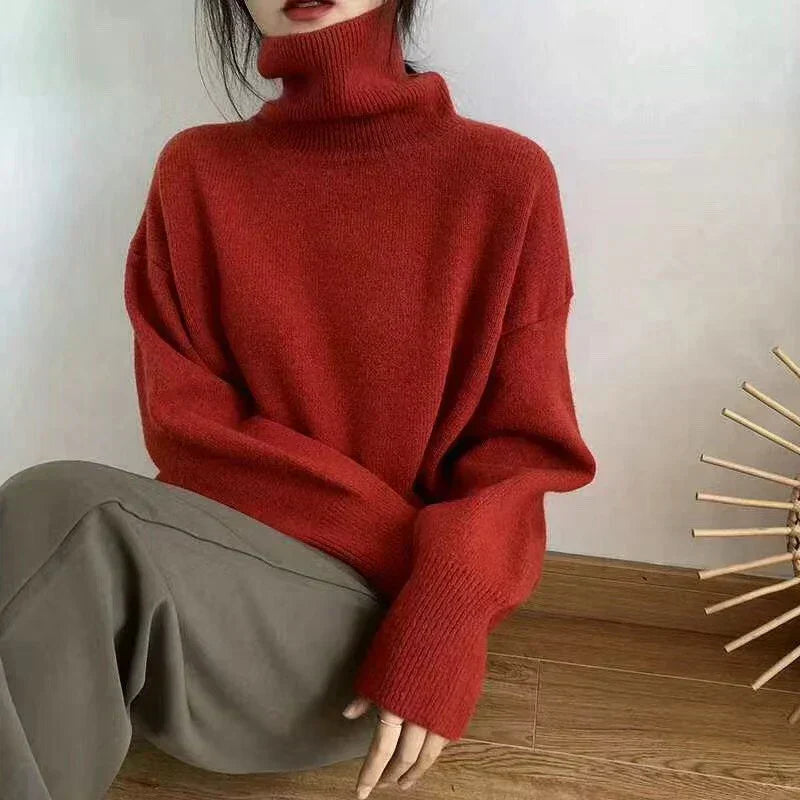 Maude | Oversized Roll Neck Jumper
