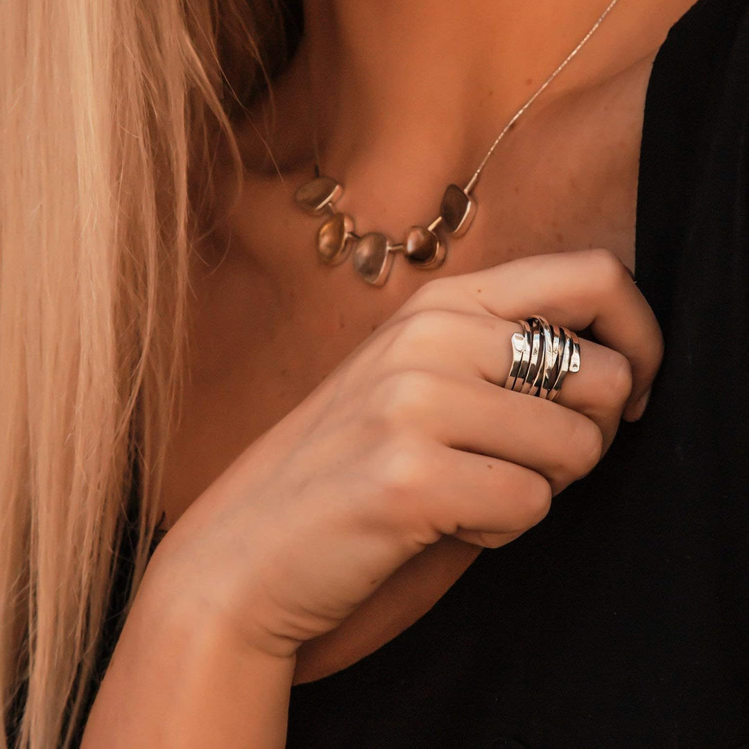 Bliss - Thick Vintage Silver Ring