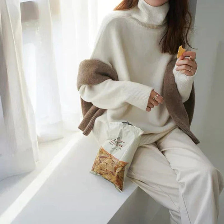 Maude | Oversized Roll Neck Jumper