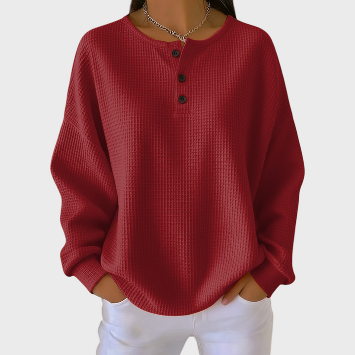 Louise | Soft Waffle Knit Jumper