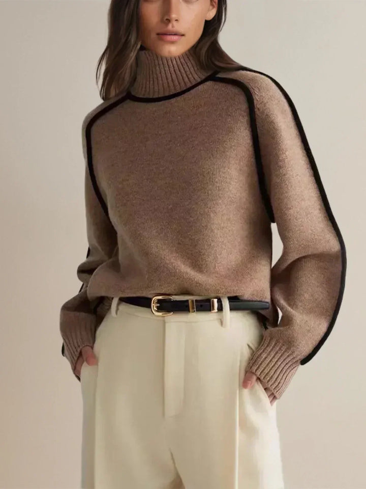 Sandrine | Elegant Roll Neck Jumper
