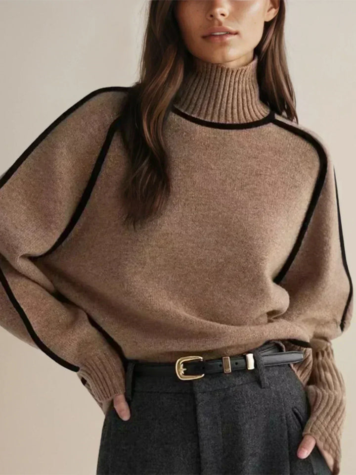 Sandrine | Elegant Roll Neck Jumper