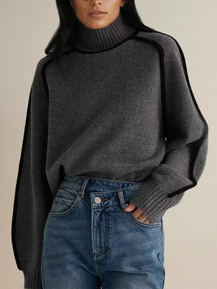 Sandrine | Elegant Roll Neck Jumper