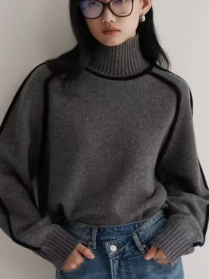 Sandrine | Elegant Roll Neck Jumper