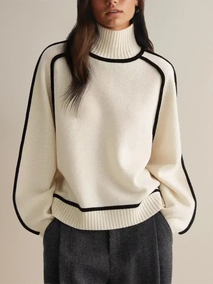 Sandrine | Elegant Roll Neck Jumper