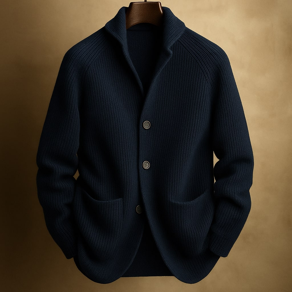 Sylvain | Ribbed Wool Gilet