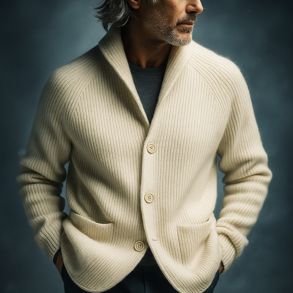 Sylvain | Ribbed Wool Gilet