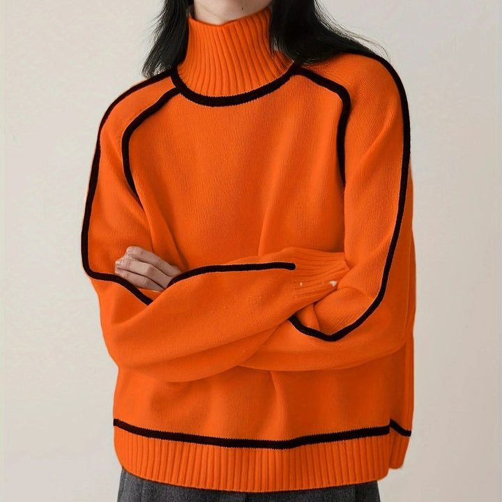 Marjorie | Ribbed Roll Neck Jumper