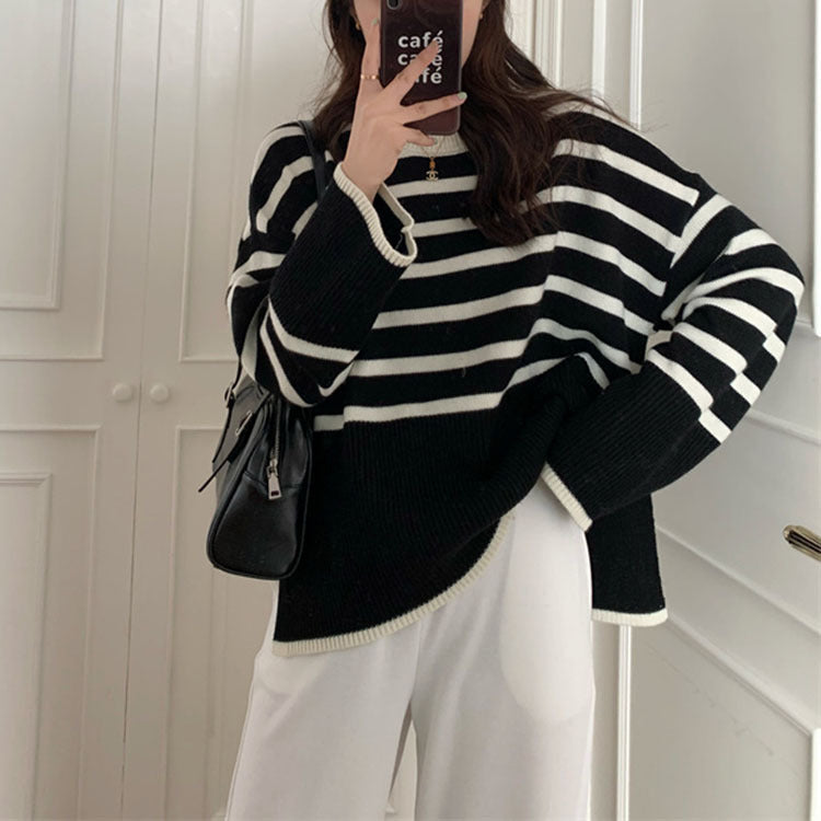 Evelyn | Cable Knit Roll Neck Jumper