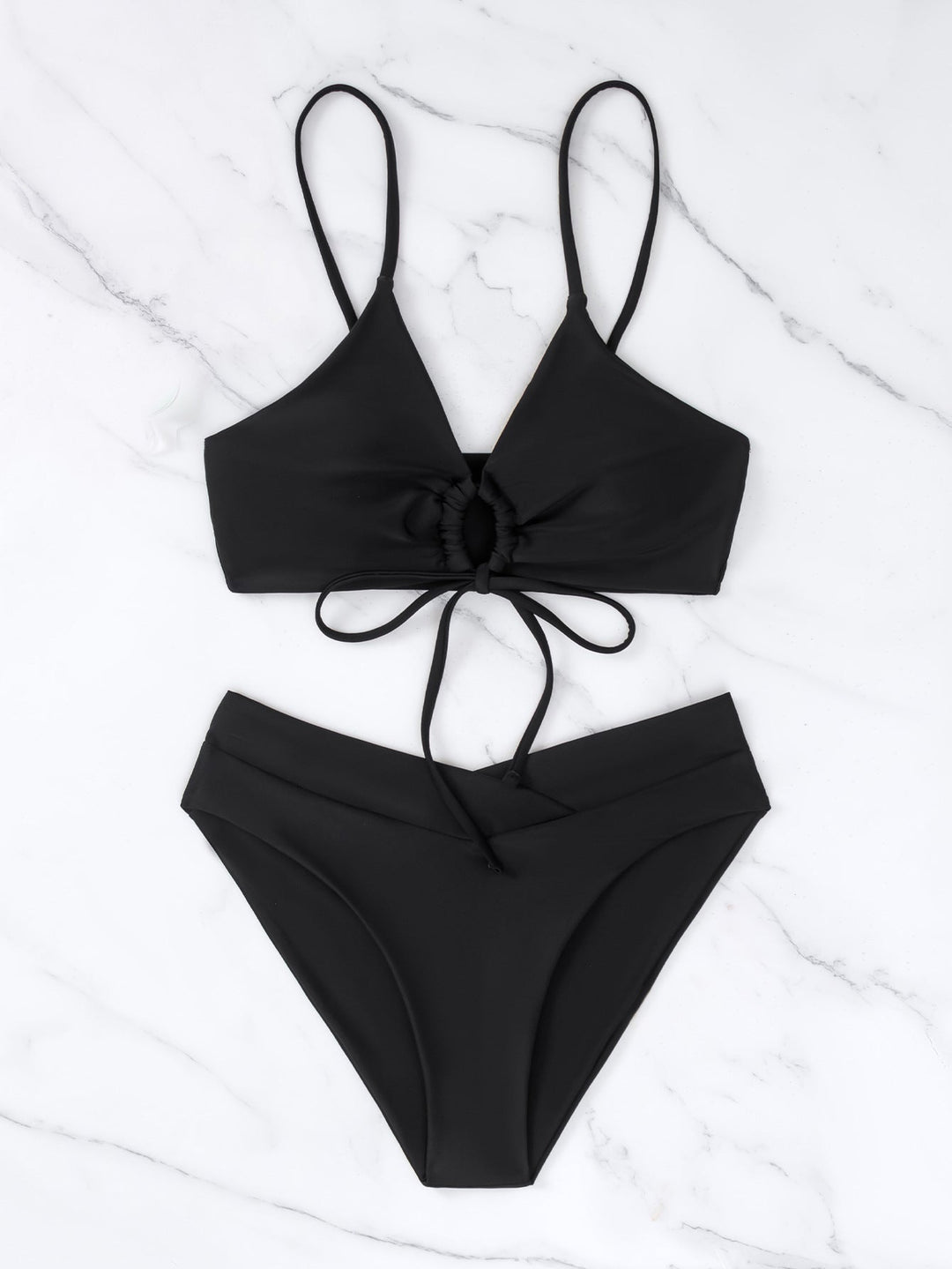 Clotilde | Two-Piece Bikini Set with Front Knot