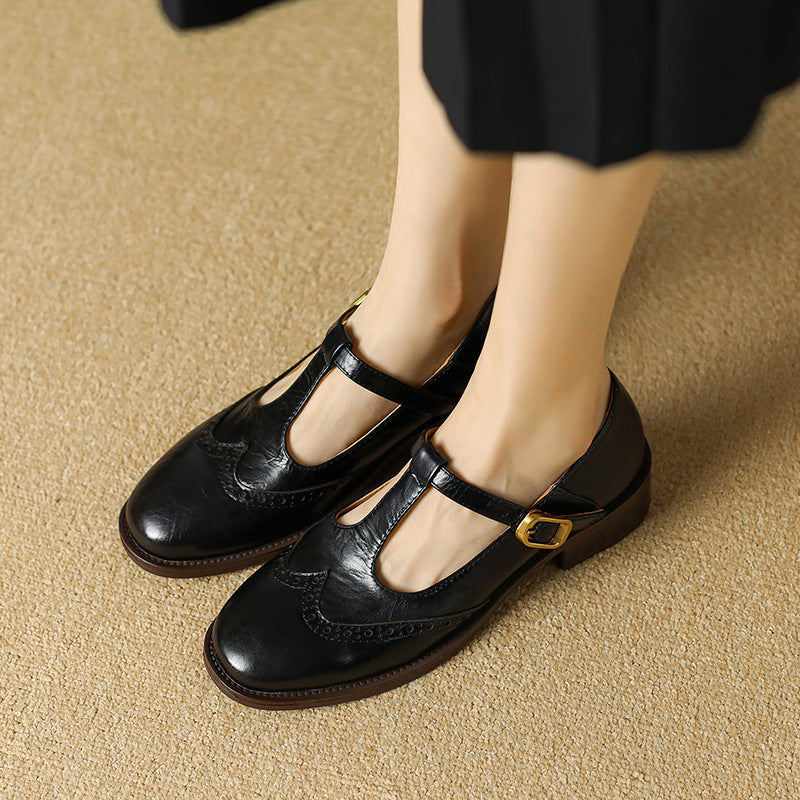 Claire | Mary Jane T Bar Shoes