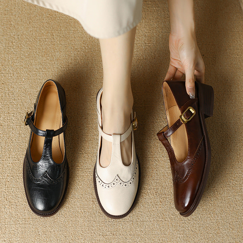 Claire | Mary Jane T Bar Shoes