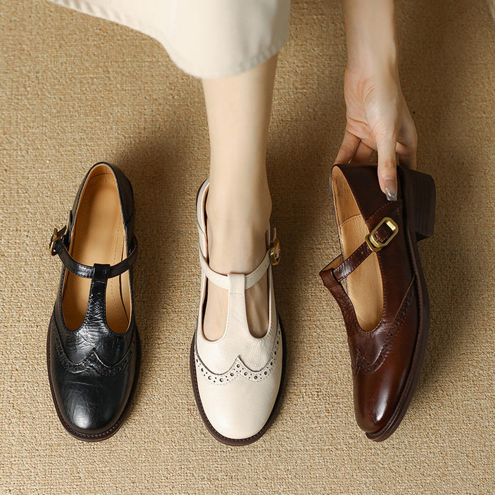 Claire | Mary Jane T Bar Shoes