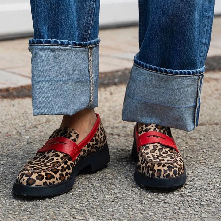 Roxie - Wild Print Loafers