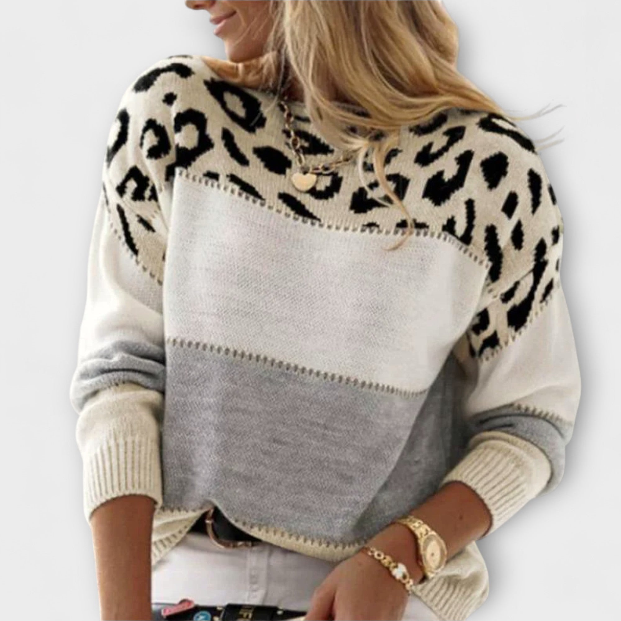 Roisín™ | Leopard Print Jumper