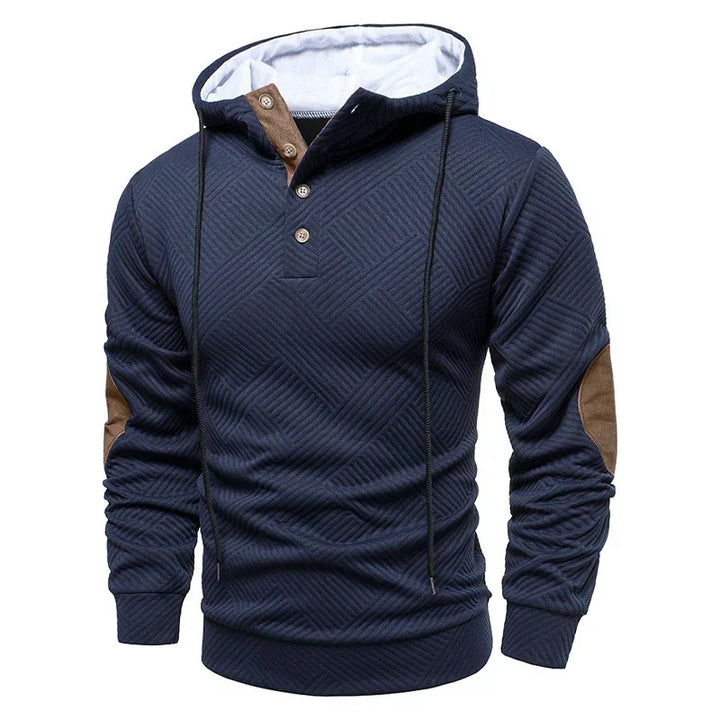 Noah | Timeless Hooded Sweatshirt with Button Closure